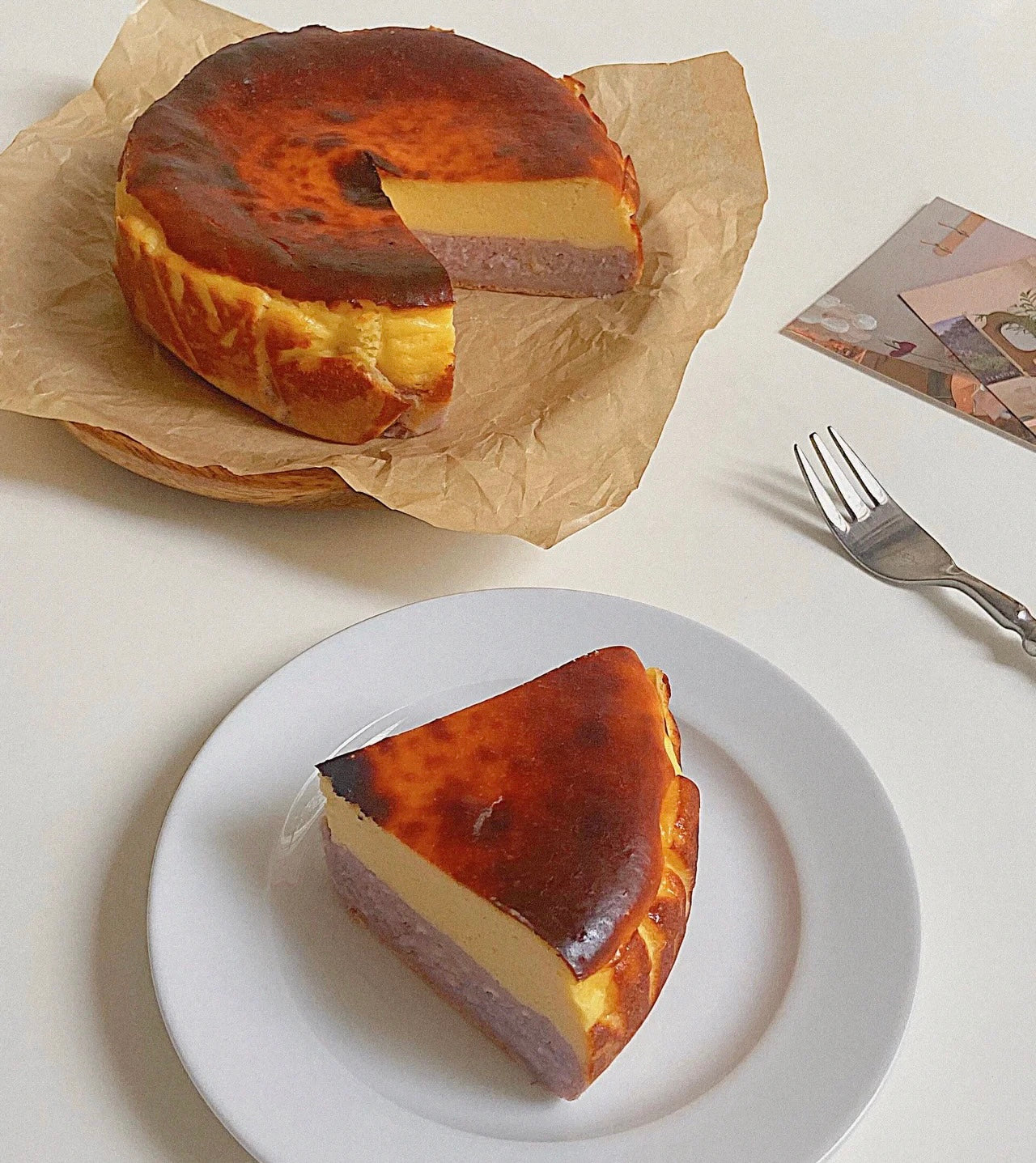 Signature Orh-Nee Basque Burnt Cheesecake (6 Inch)